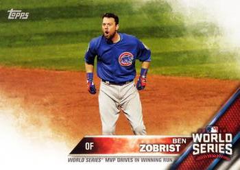 2016 Topps Chicago Cubs World Series Champions Blister Set #WS-14 Ben Zobrist Front