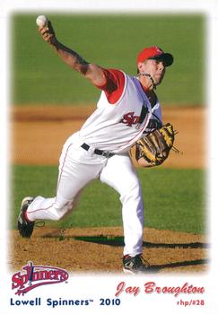 2010 Grandstand Lowell Spinners #NNO Jay Broughton Front
