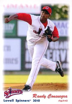 2010 Grandstand Lowell Spinners #NNO Randy Consuegra Front