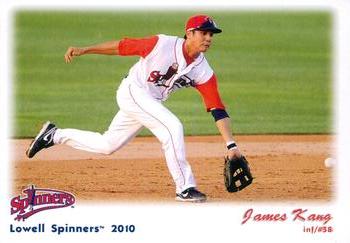 2010 Grandstand Lowell Spinners #NNO James Kang Front