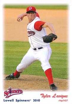 2010 Grandstand Lowell Spinners #NNO Tyler Lavigne Front