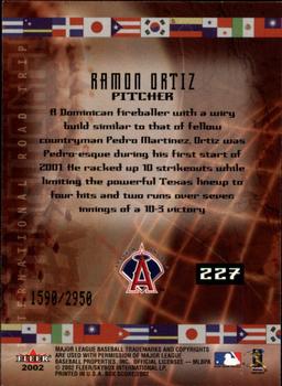 2002 Fleer Box Score #227 Ramon Ortiz Back