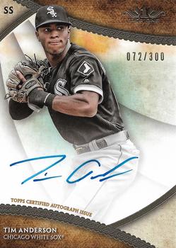 2017 Topps Tier One - Break Out Autographs #BOA-TA Tim Anderson Front