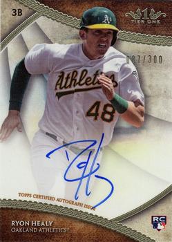 2017 Topps Tier One - Break Out Autographs #BOA-RHE Ryon Healy Front
