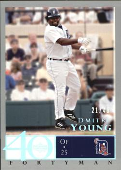 2003 Upper Deck 40-Man - Rainbow #255 Dmitri Young Front