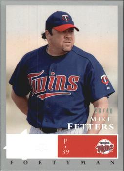 2003 Upper Deck 40-Man - Rainbow #286 Mike Fetters Front
