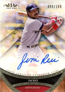 2017 Topps Tier One - Prime Performers Autographs #PPA-JRI Jim Rice Front