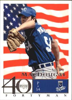 2003 Upper Deck 40-Man - Red White and Blue #243 Mike MacDougal Front