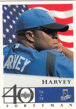 2003 Upper Deck 40-Man - Red White and Blue #252 Ken Harvey Front