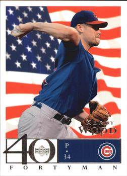 2003 Upper Deck 40-Man - Red White and Blue #464 Kerry Wood Front