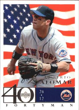 2003 Upper Deck 40-Man - Red White and Blue #613 Roberto Alomar Front