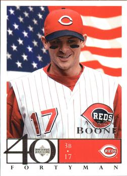 2003 Upper Deck 40-Man - Red White and Blue #720 Aaron Boone Front