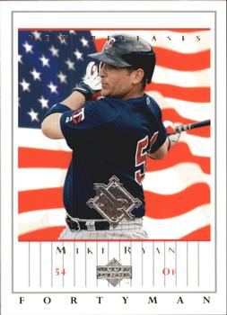 2003 Upper Deck 40-Man - Red White and Blue #890 Mike Ryan Front