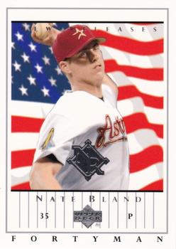 2003 Upper Deck 40-Man - Red White and Blue #895 Nate Bland Front