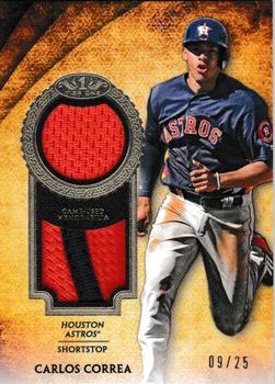 2017 Topps Tier One - Tier One Relics Dual #T1DR-CC Carlos Correa Front