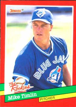 1991 Donruss The Rookies #27 Mike Timlin Front