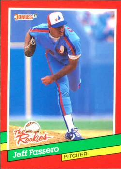 1991 Donruss The Rookies #28 Jeff Fassero Front
