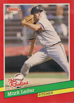 1991 Donruss The Rookies #29 Mark Leiter Front