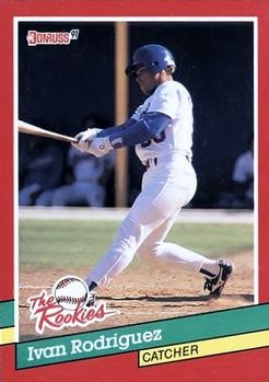 1991 Donruss The Rookies #33 Ivan Rodriguez Front