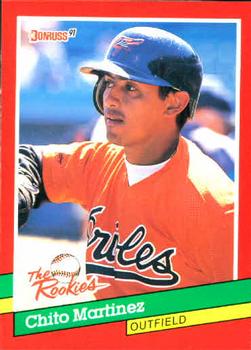 1991 Donruss The Rookies #54 Chito Martinez Front