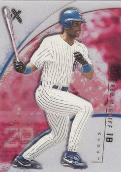 2002 Fleer E-X #34 Fred McGriff Front