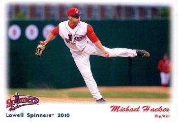 2010 Grandstand Lowell Spinners Update #NNO Michael Hacker Front