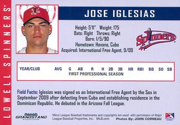 2010 Grandstand Lowell Spinners Update #NNO Jose Iglesias Back
