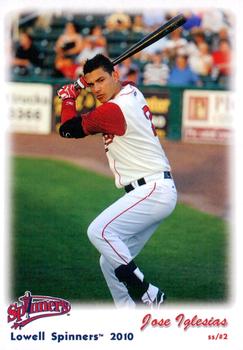 2010 Grandstand Lowell Spinners Update #NNO Jose Iglesias Front