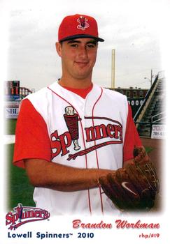 2010 Grandstand Lowell Spinners Update #NNO Brandon Workman Front