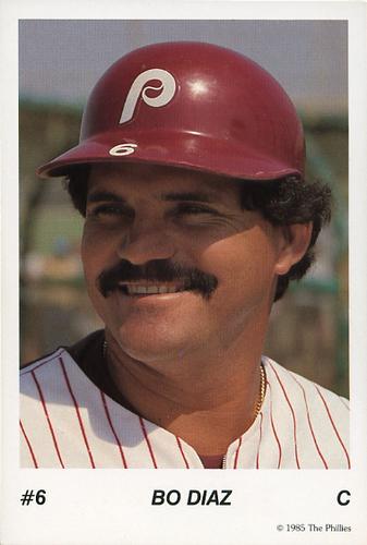 1985 Tastykake Philadelphia Phillies #NNO Bo Diaz Front