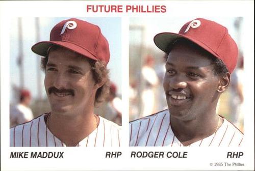 1985 Tastykake Philadelphia Phillies #NNO Mike Maddux / Rodger Cole Front