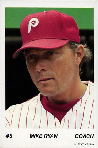 1985 Tastykake Philadelphia Phillies #NNO Mike Ryan Front