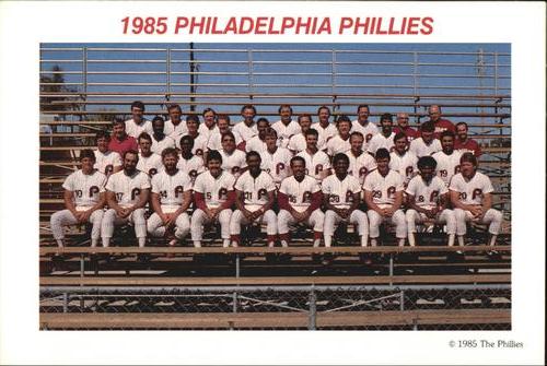 1985 Tastykake Philadelphia Phillies #NNO 1985 Phillies Team Front
