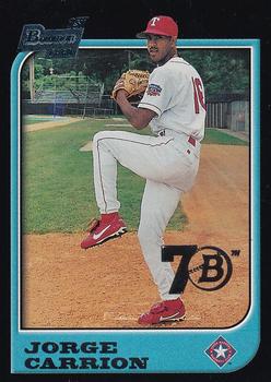 2017 Bowman - Bowman Buybacks 1997 Bowman Stamped Silver #421 Jorge Carrion Front