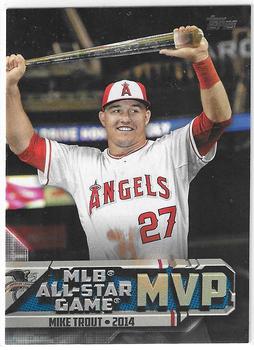 2017 Topps - All-Star Game MVP Blue #ASM-23 Mike Trout Front