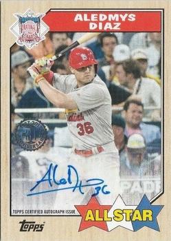 2017 Topps - 1987 Topps Baseball 30th Anniversary Rookie and All-Star Edition Autographs #1987A-ADI Aledmys Diaz Front