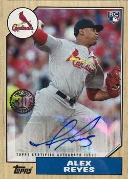2017 Topps - 1987 Topps Baseball 30th Anniversary Rookie and All-Star Edition Autographs #1987A-ARE Alex Reyes Front