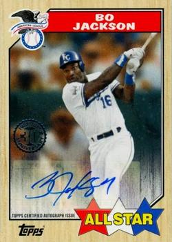 2017 Topps - 1987 Topps Baseball 30th Anniversary Rookie and All-Star Edition Autographs #1987A-BJ Bo Jackson Front