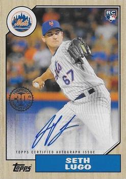 2017 Topps - 1987 Topps Baseball 30th Anniversary Rookie and All-Star Edition Autographs #1987A-SL Seth Lugo Front