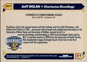 2017 Grandstand Charleston RiverDogs #NNO Jeff Dolan Back