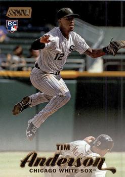 2017 Stadium Club - Gold Foil #121 Tim Anderson Front