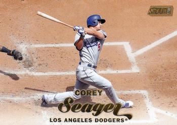 2017 Stadium Club - Gold Foil #155 Corey Seager Front