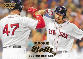 2017 Stadium Club - Gold Foil #226 Mookie Betts Front