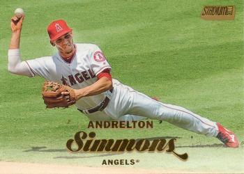 2017 Stadium Club - Gold Foil #240 Andrelton Simmons Front