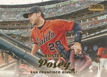 2017 Stadium Club - Gold Foil #278 Buster Posey Front