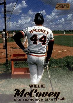 2017 Stadium Club - Gold Foil #283 Willie McCovey Front