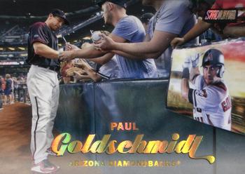 2017 Stadium Club - Gold Rainbow Foil #99 Paul Goldschmidt Front