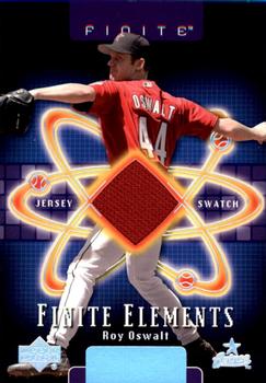 2003 Upper Deck Finite - Elements Game Jersey #FE-RO Roy Oswalt Front