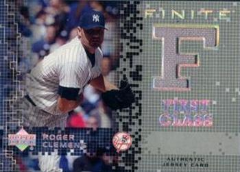 2003 Upper Deck Finite - First Class Game Jersey #FC-RC Roger Clemens Front