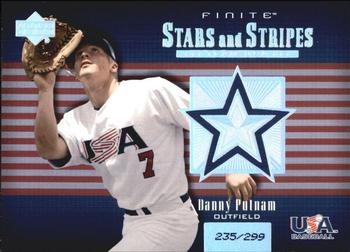 2003 Upper Deck Finite - Stars and Stripes #USA-19 Danny Putnam Front